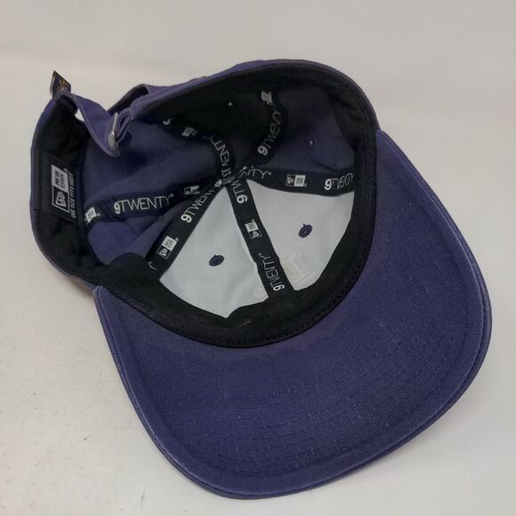 New Era Men's Slideback Hat Purple OSFM 9Twenty LSU Tigers Logo 100% Cotton - Picture 6 of 9